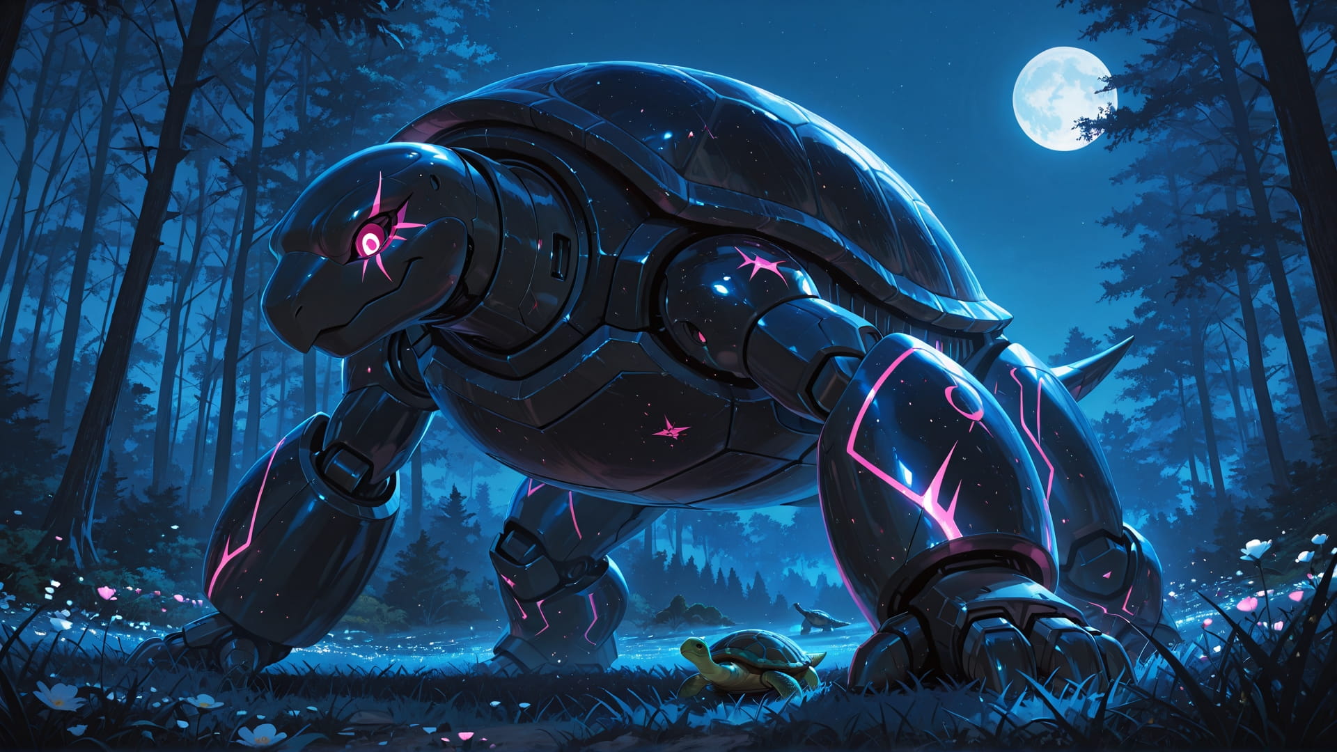 Blue Night Nature ExtraCelestial smartphone wallpaper free download, vertical 16:9 format, Blue, Night, Nature, Spring