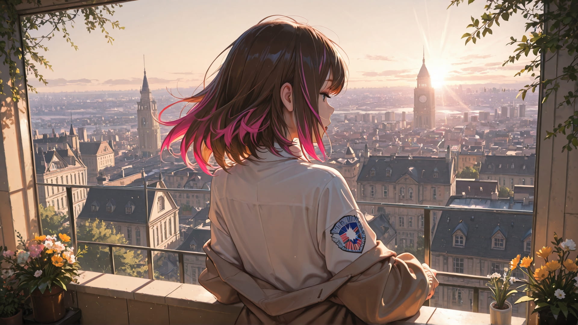 Brown Afternoon City ExtraCelestial smartphone wallpaper free download, vertical 16:9 format, Brown, Afternoon, City, Spring 001