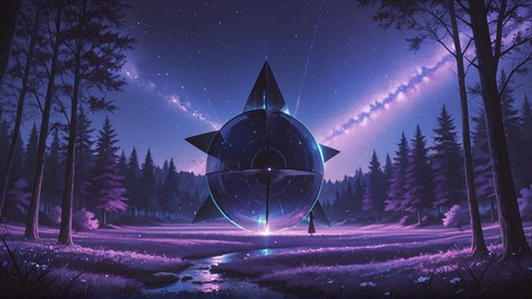 Purple Night Nature ExtraCelestial smartphone wallpaper free download, vertical 9:16 format, Purple, Night, Nature, Spring 001