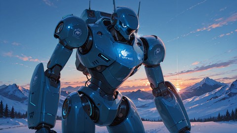 Blue Sunset Mountain F1 smartphone wallpaper free download, vertical 9:16 format, Blue, Sunset, Mountain, Winter