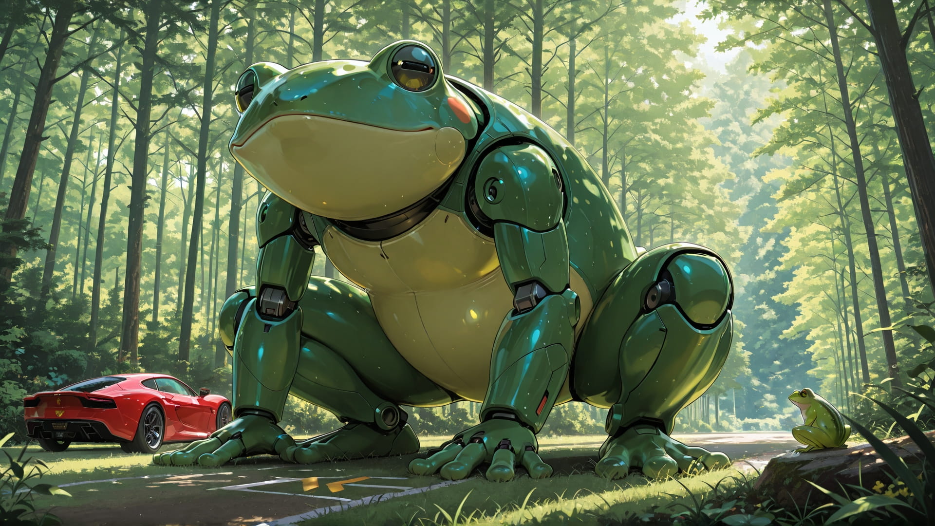 Green Afternoon Nature F1 smartphone wallpaper free download, vertical 16:9 format, Green, Afternoon, Nature, Summer