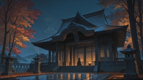 Green Night Sky Fog smartphone wallpaper free download, vertical 9:16 format, Green, Night, Sky, Autumn 001