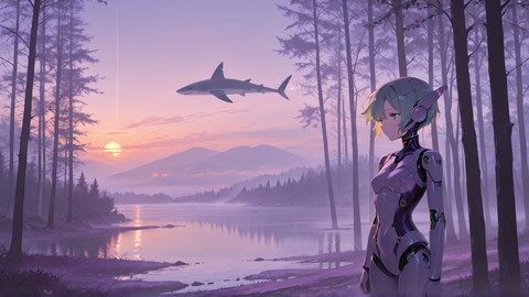 Purple Sunset Sea Fog smartphone wallpaper free download, vertical 9:16 format, Purple, Sunset, Sea, Summer