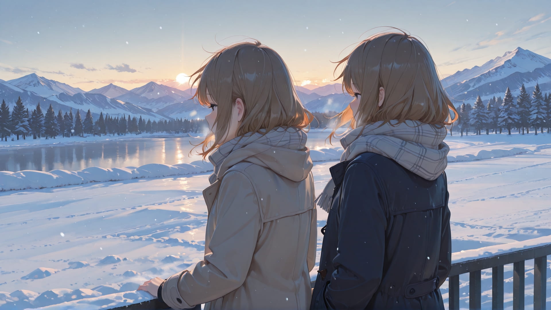 Brown Afternoon Mountain France smartphone wallpaper free download, vertical 16:9 format, Brown, Afternoon, Mountain, Winter 001