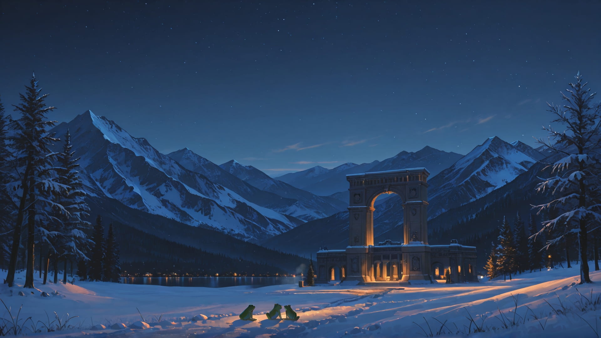 Brown Night Mountain France smartphone wallpaper free download, vertical 9:16 format, Brown, Night, Mountain, Winter