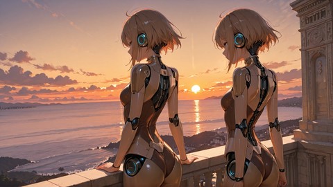 Brown Sunset Sea France smartphone wallpaper free download, vertical 9:16 format, Brown, Sunset, Sea, Summer