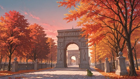 Red Afternoon Sky France smartphone wallpaper free download, vertical 9:16 format, Red, Afternoon, Sky, Autumn