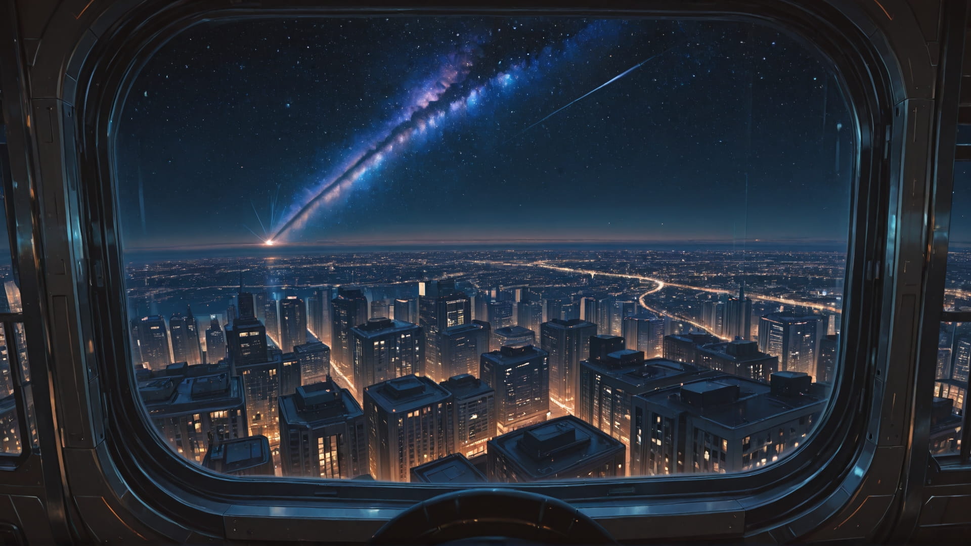 Brown Night City Galaxy smartphone wallpaper free download, vertical 16:9 format, Brown, Night, City, Summer