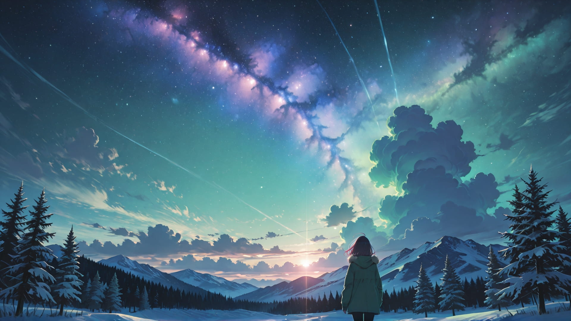 Green Afternoon Nature Galaxy smartphone wallpaper free download, vertical 16:9 format, Green, Afternoon, Nature, Winter