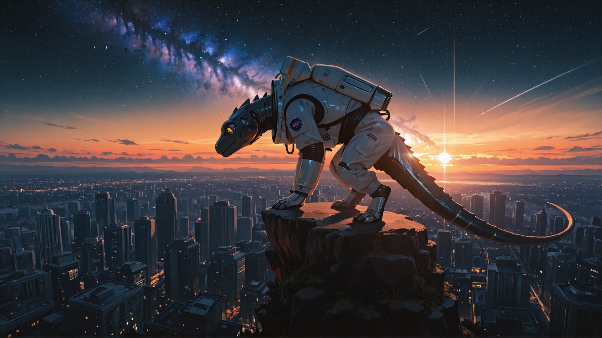 Orange Sunset City Galaxy smartphone wallpaper free download, vertical 16:9 format, Orange, Sunset, City, Spring