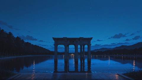 Blue Night Sea Germany smartphone wallpaper free download, vertical 9:16 format, Blue, Night, Sea, Summer 001