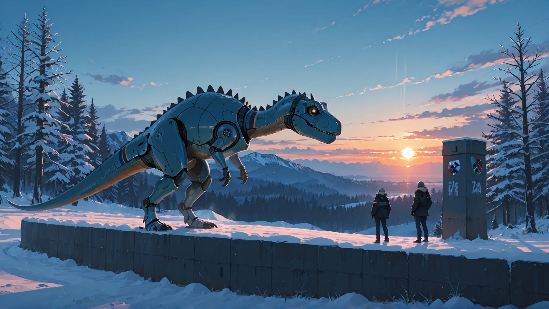 Blue Sunset Nature Germany smartphone wallpaper free download, vertical 16:9 format, Blue, Sunset, Nature, Winter