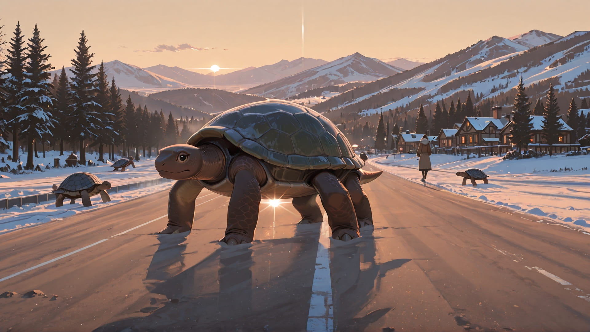 Brown Afternoon City Glamoratti smartphone wallpaper free download, vertical 16:9 format, Brown, Afternoon, City, Winter