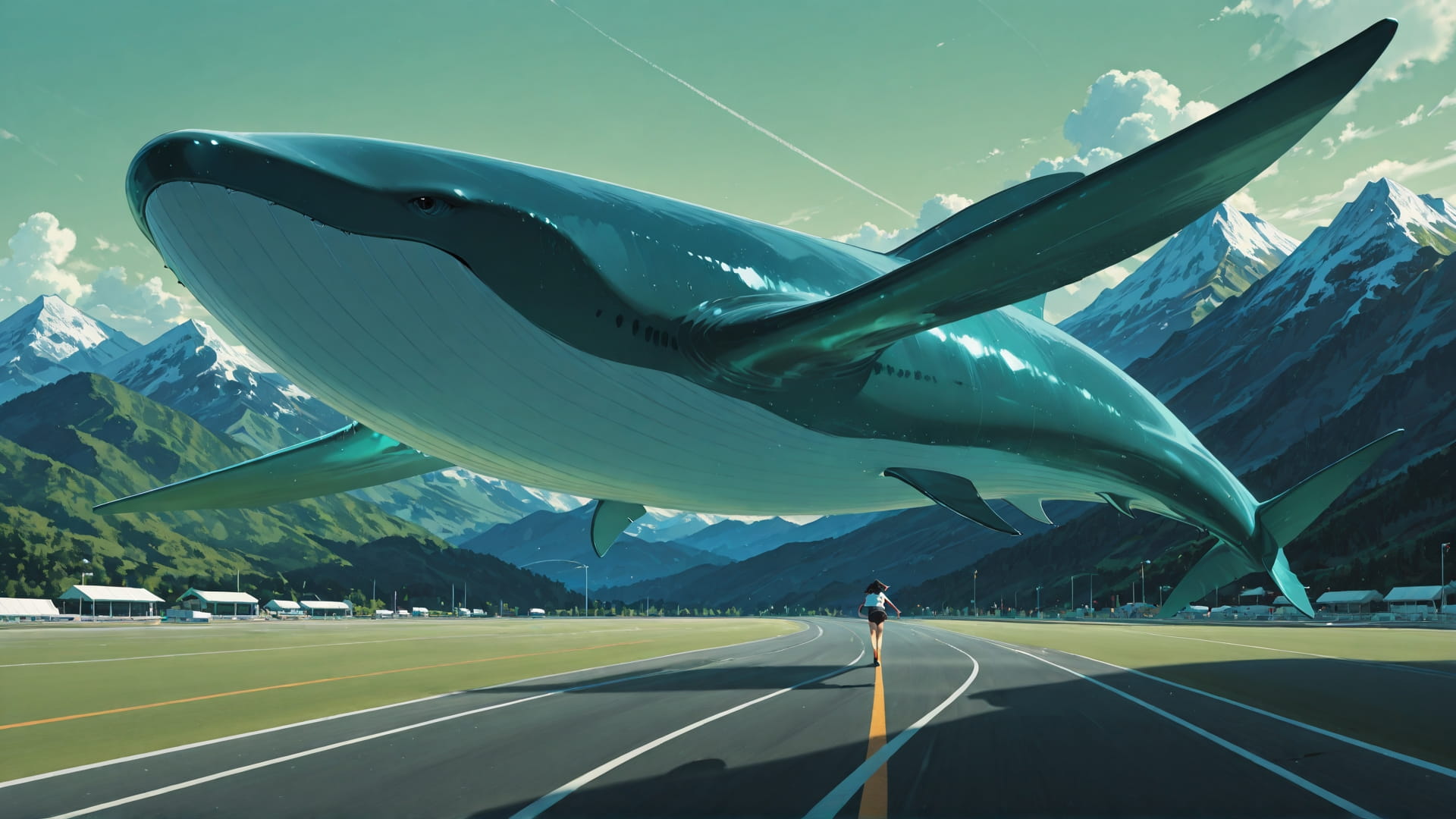 Green Afternoon Mountain Glamoratti smartphone wallpaper free download, vertical 16:9 format, Green, Afternoon, Mountain, Summer