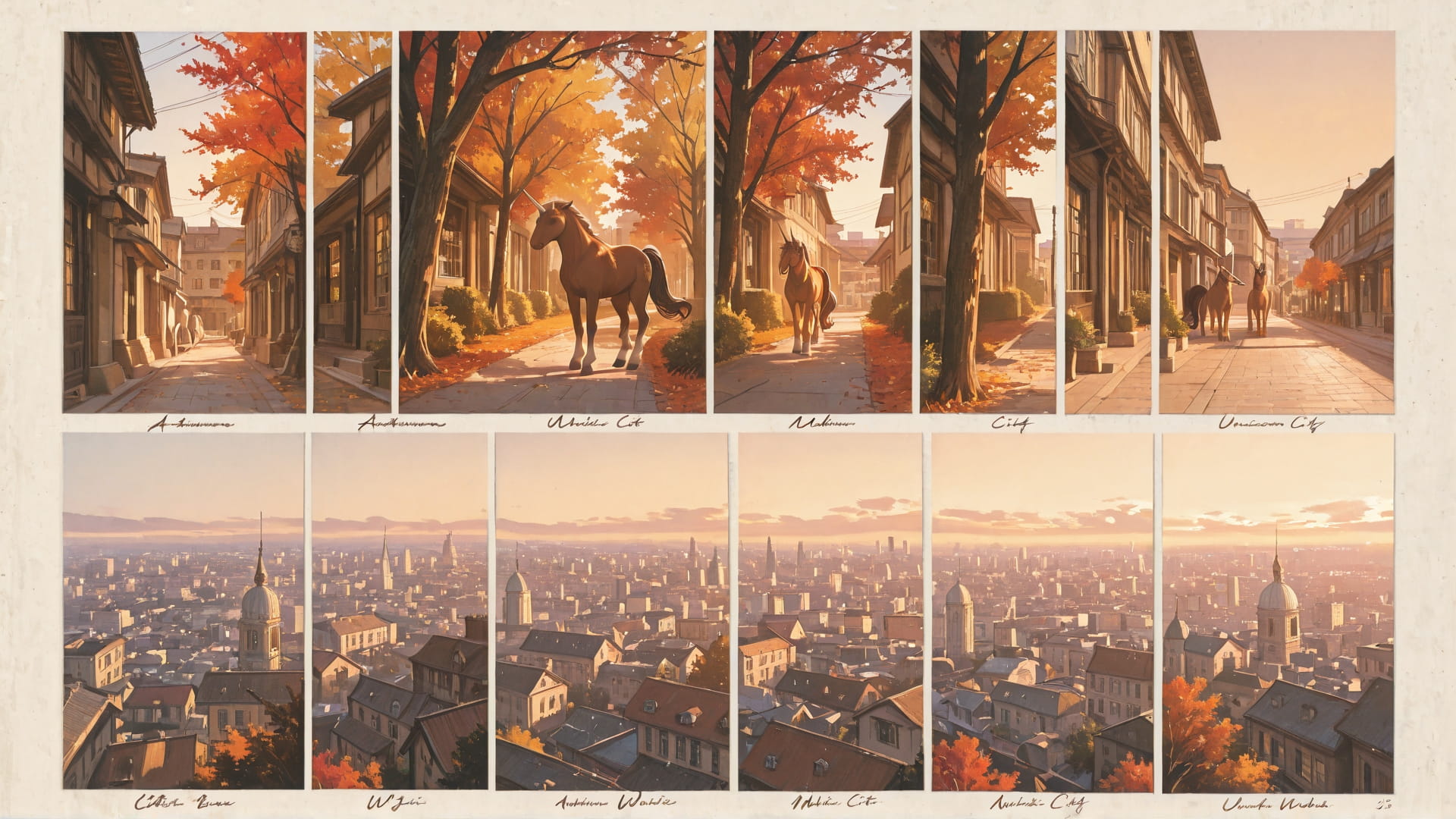 Brown Afternoon City GrannyWave smartphone wallpaper free download, vertical 16:9 format, Brown, Afternoon, City, Autumn