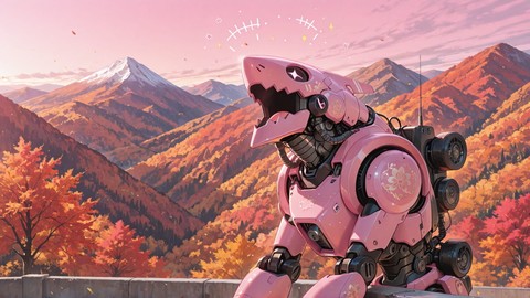 Pink Afternoon Mountain GrannyWave smartphone wallpaper free download, vertical 9:16 format, Pink, Afternoon, Mountain, Autumn