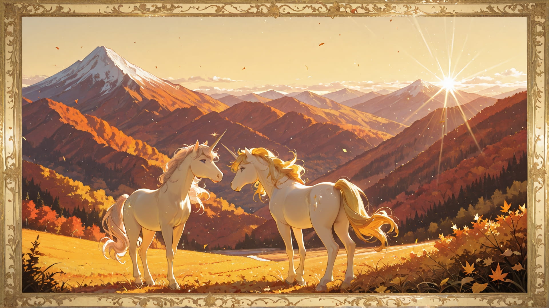 Yellow Afternoon Mountain GrannyWave smartphone wallpaper free download, vertical 16:9 format, Yellow, Afternoon, Mountain, Autumn