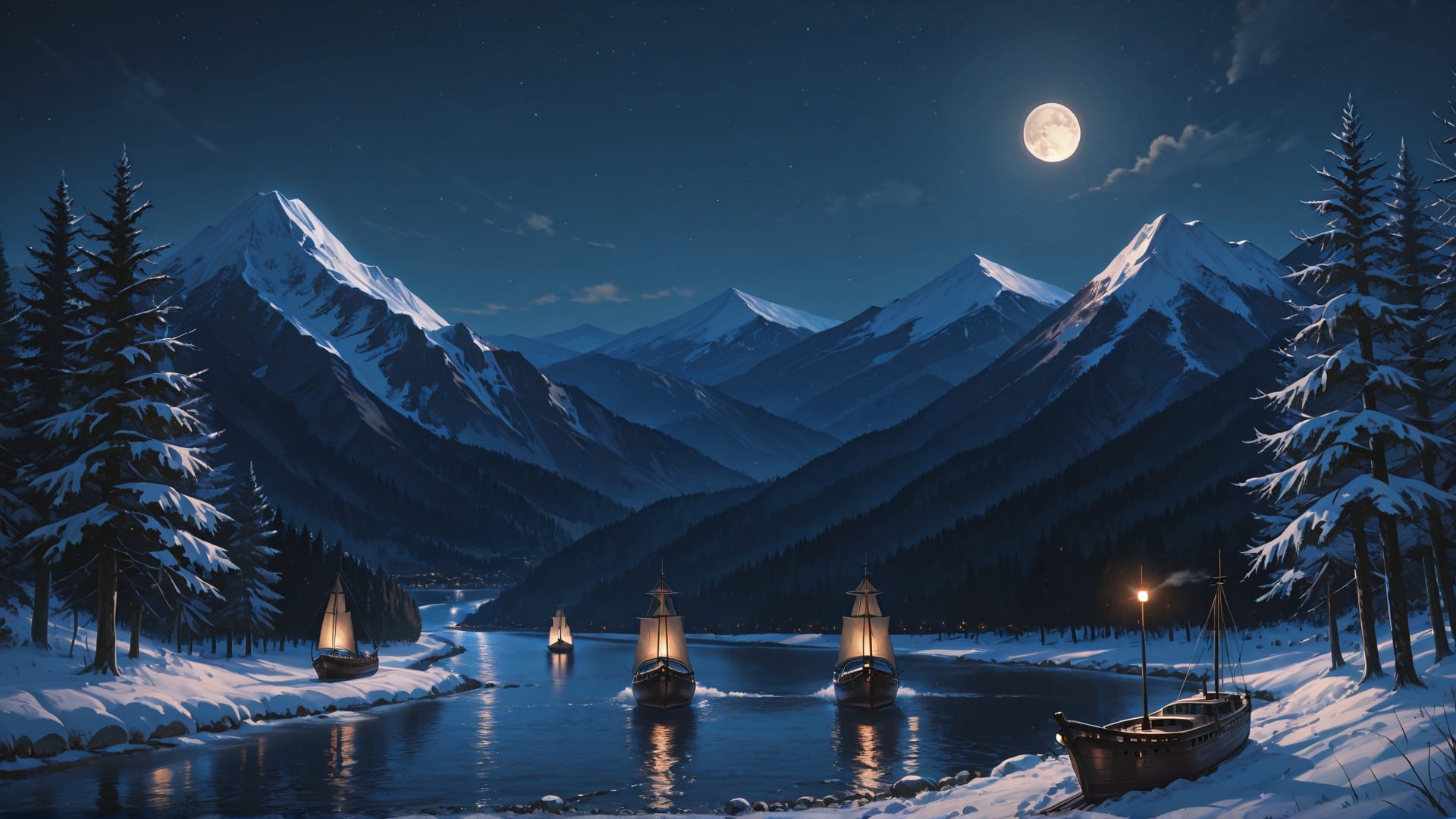 Brown Night Mountain Hormuz smartphone wallpaper free download, vertical 16:9 format, Brown, Night, Mountain, Winter 001