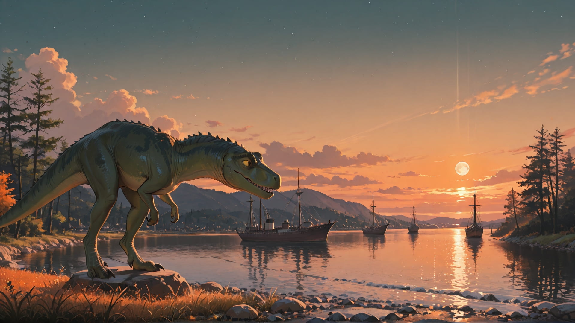 Orange Afternoon Sky Hormuz smartphone wallpaper free download, vertical 16:9 format, Orange, Afternoon, Sky, Spring