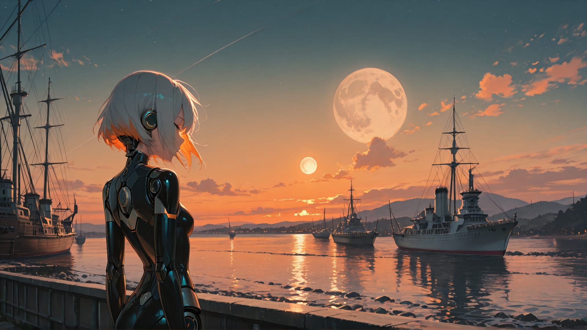 Orange Afternoon Sky Hormuz smartphone wallpaper free download, vertical 16:9 format, Orange, Afternoon, Sky, Summer