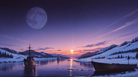 Purple Sunset Sky Hormuz smartphone wallpaper free download, vertical 9:16 format, Purple, Sunset, Sky, Winter 001