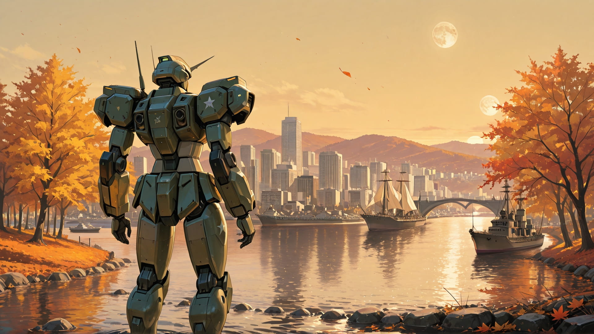 Yellow Afternoon City Hormuz smartphone wallpaper free download, vertical 16:9 format, Yellow, Afternoon, City, Autumn