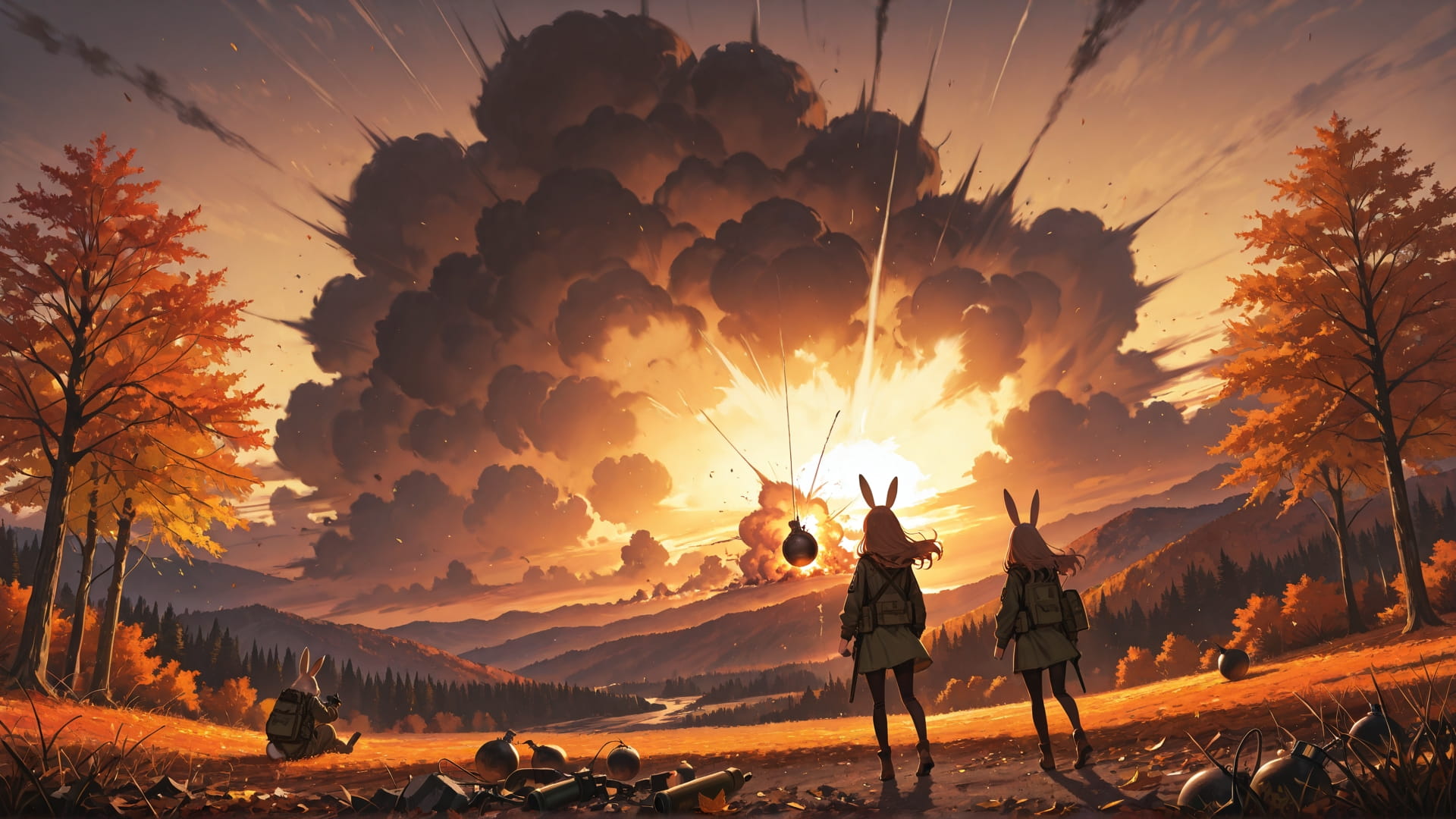 Brown Sunset Nature Iran smartphone wallpaper free download, vertical 16:9 format, Brown, Sunset, Nature, Autumn