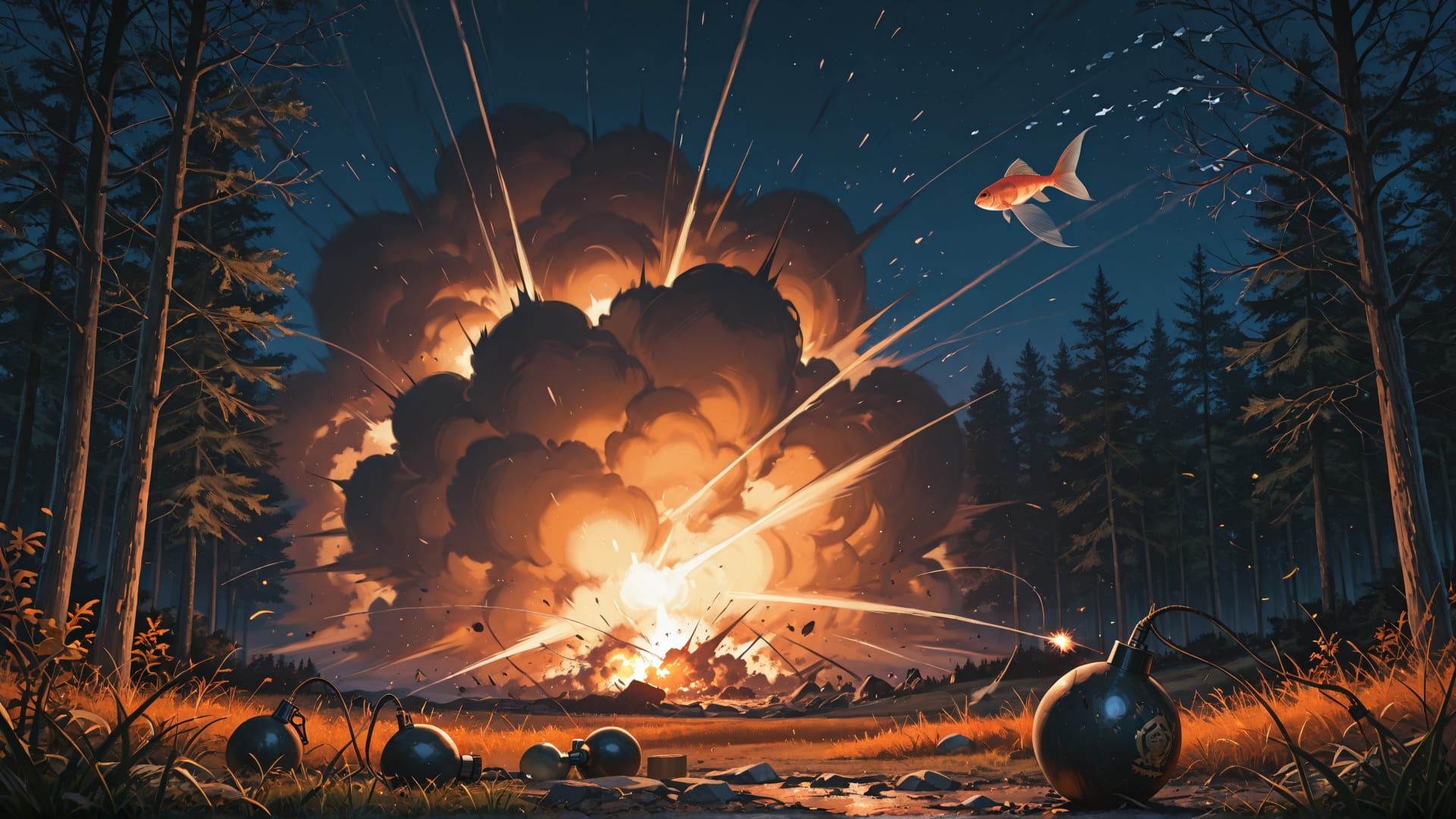 Orange Night Nature Iran smartphone wallpaper free download, vertical 16:9 format, Orange, Night, Nature, Spring