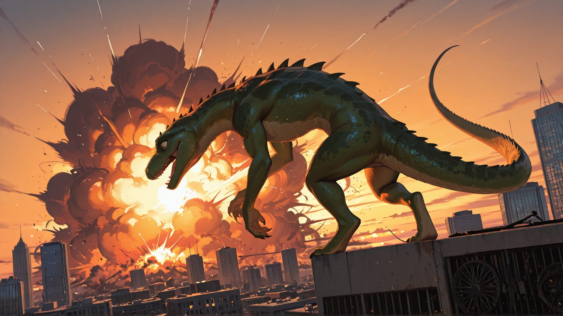 Orange Sunset City Iran smartphone wallpaper free download, vertical 16:9 format, Orange, Sunset, City, Spring