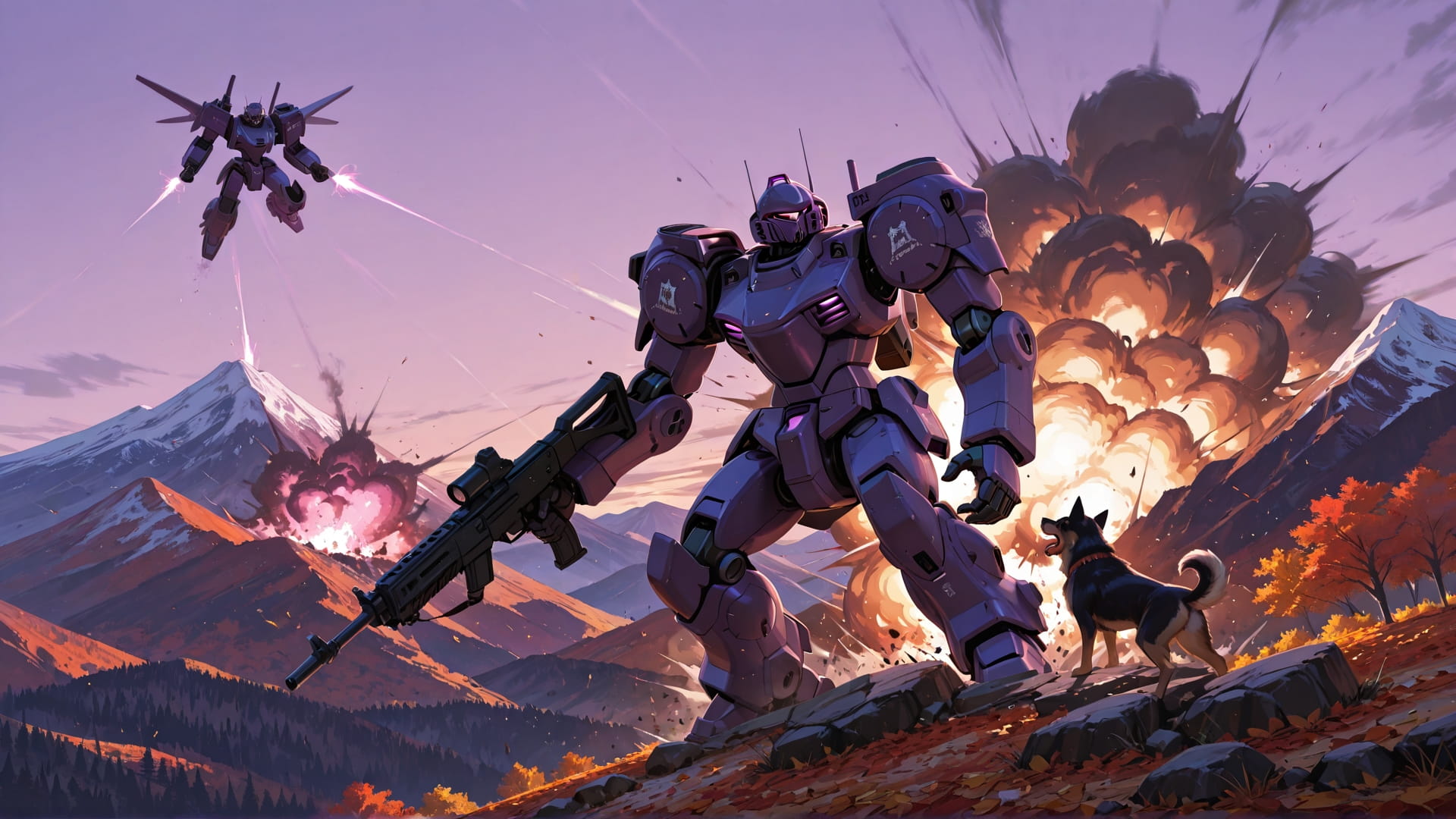 Purple Afternoon Mountain Iran smartphone wallpaper free download, vertical 16:9 format, Purple, Afternoon, Mountain, Autumn