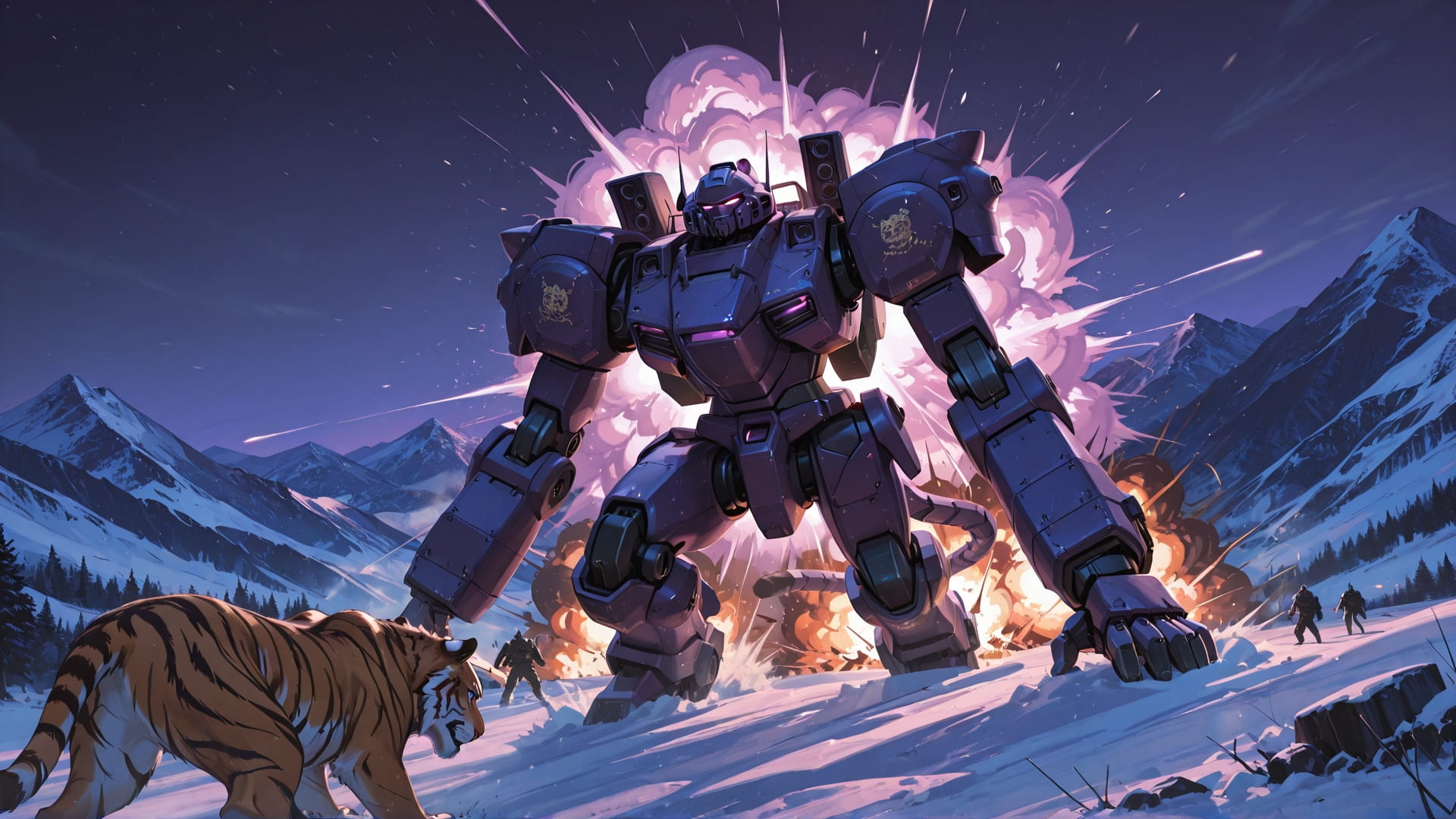 Purple Night Mountain Iran smartphone wallpaper free download, vertical 16:9 format, Purple, Night, Mountain, Winter