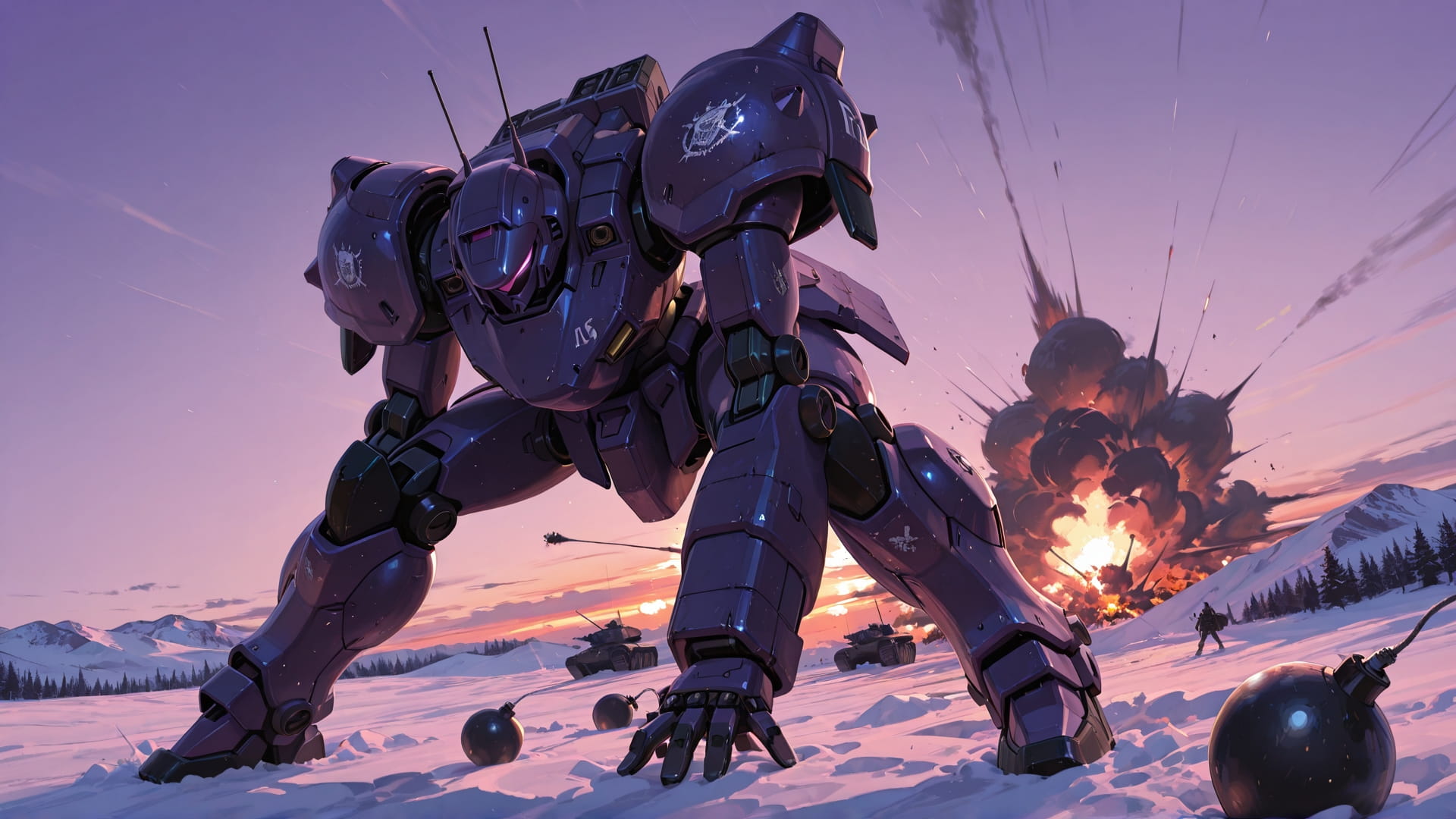 Purple Sunset Sky Iran smartphone wallpaper free download, vertical 16:9 format, Purple, Sunset, Sky, Winter