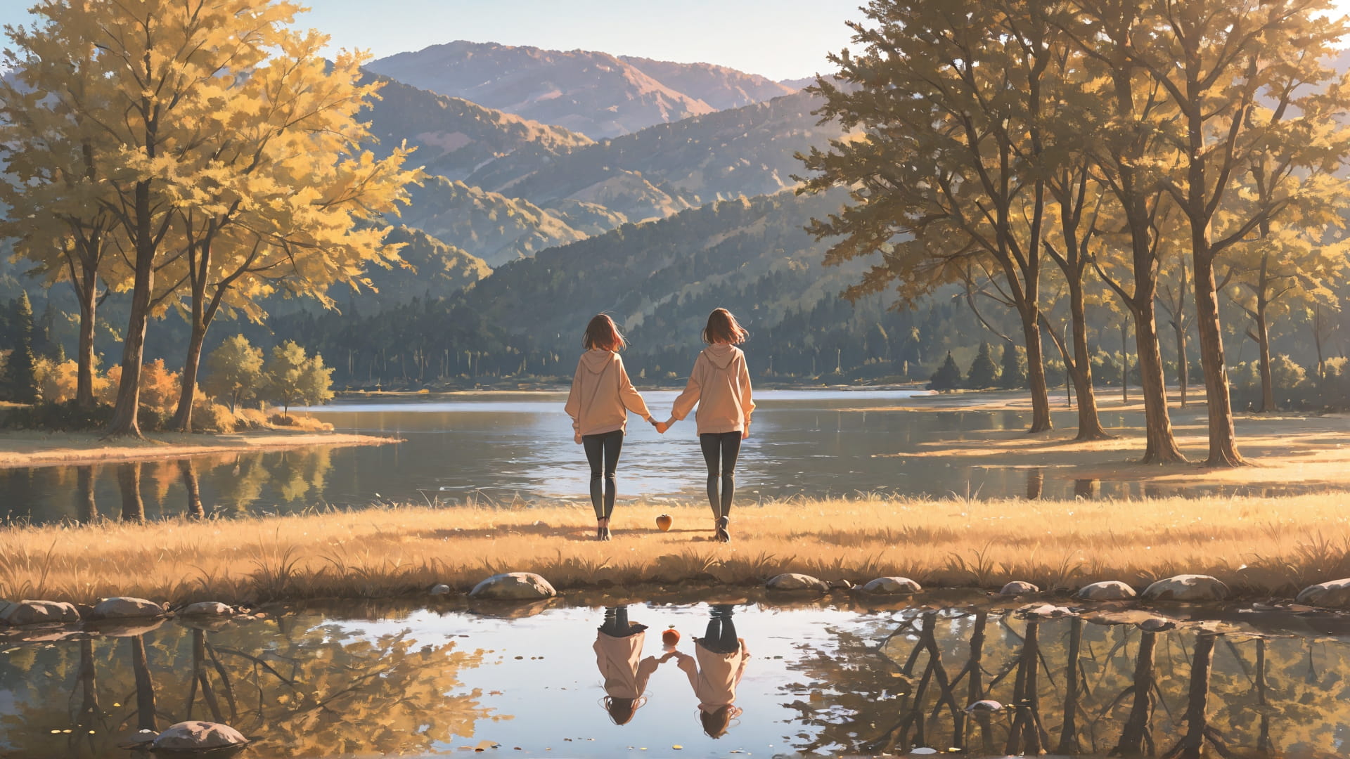 Brown Afternoon Sea MR smartphone wallpaper free download, vertical 16:9 format, Brown, Afternoon, Sea, Spring 001