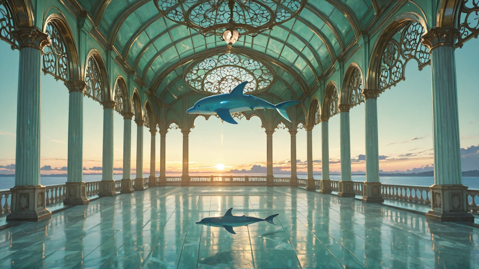 Green Afternoon Sky Marble smartphone wallpaper free download, vertical 16:9 format, Green, Afternoon, Sky, Summer