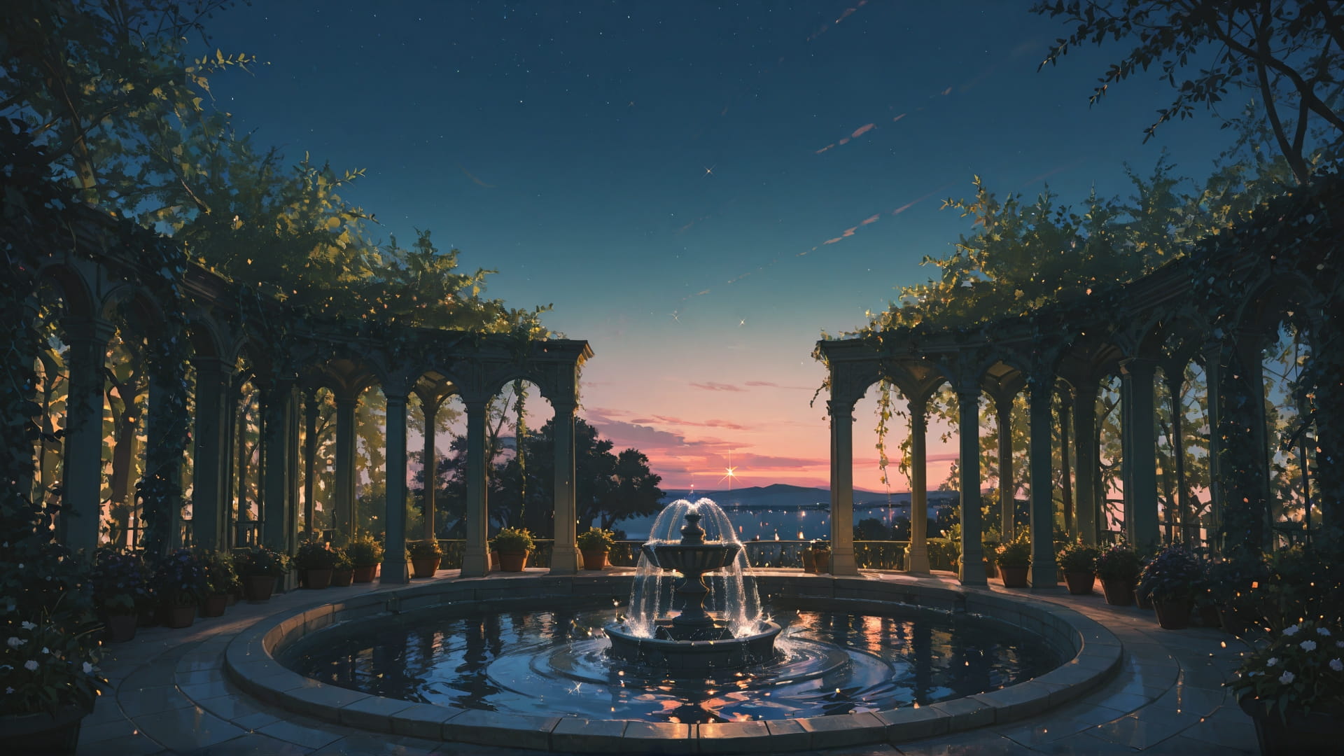 Green Night Sky Marble smartphone wallpaper free download, vertical 16:9 format, Green, Night, Sky, Spring