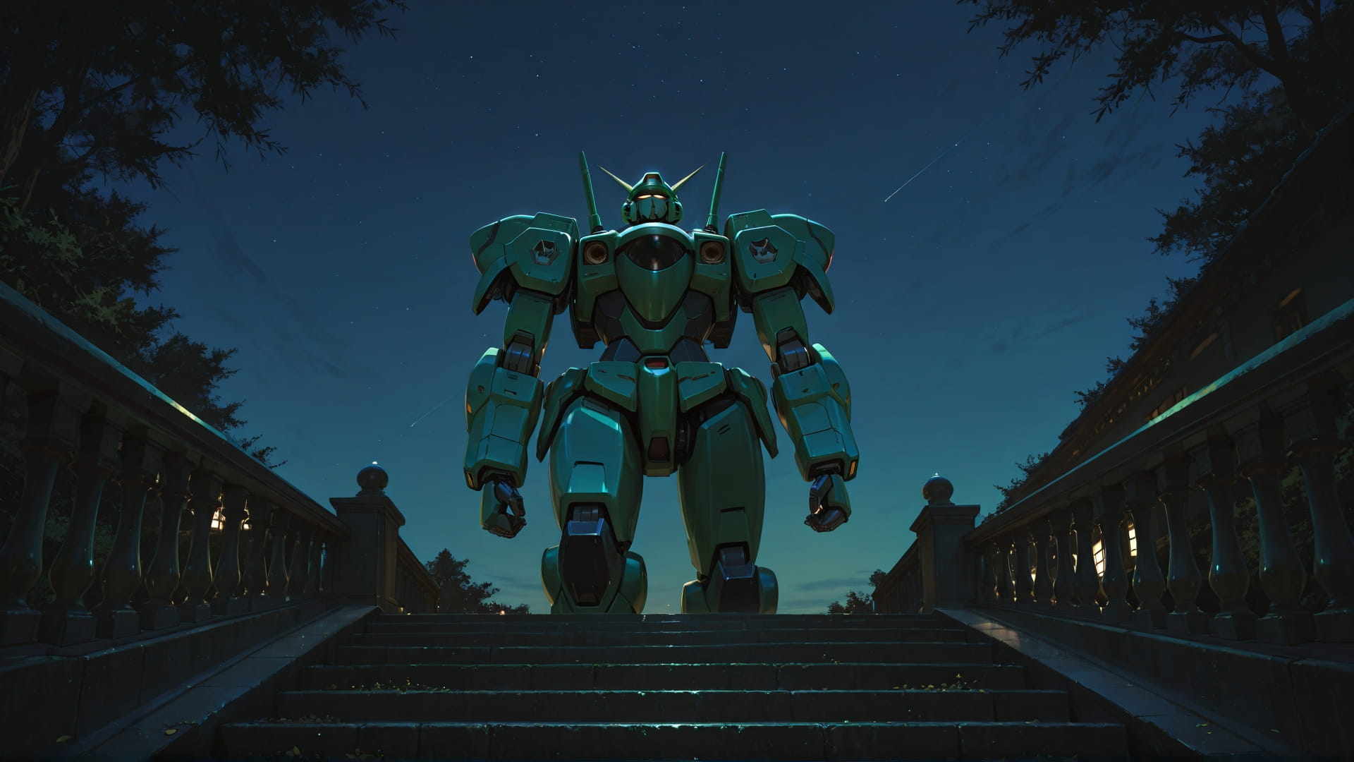 Green Night Sky Marble smartphone wallpaper free download, vertical 16:9 format, Green, Night, Sky, Spring