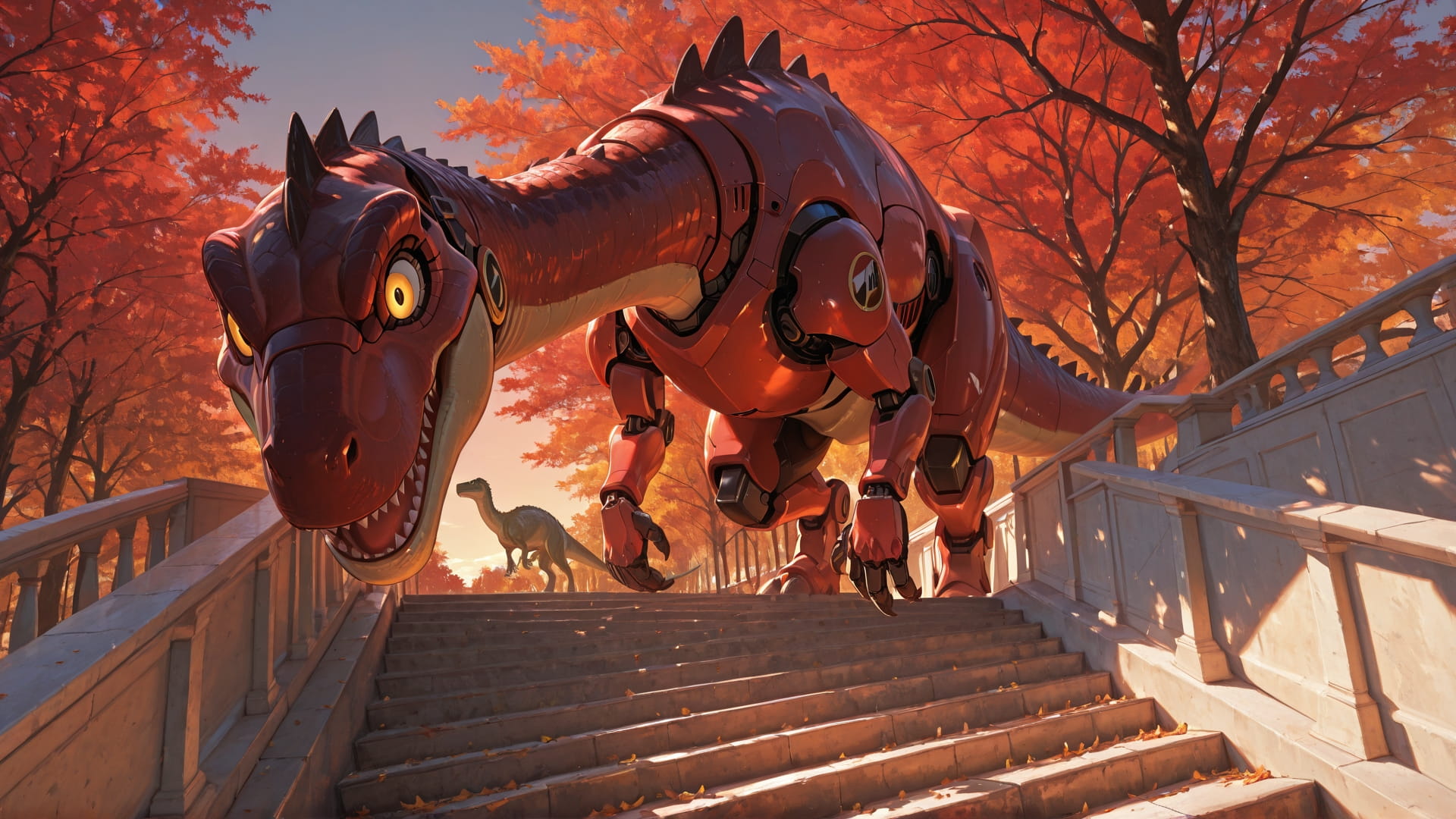 Red Afternoon Sky Marble smartphone wallpaper free download, vertical 16:9 format, Red, Afternoon, Sky, Autumn