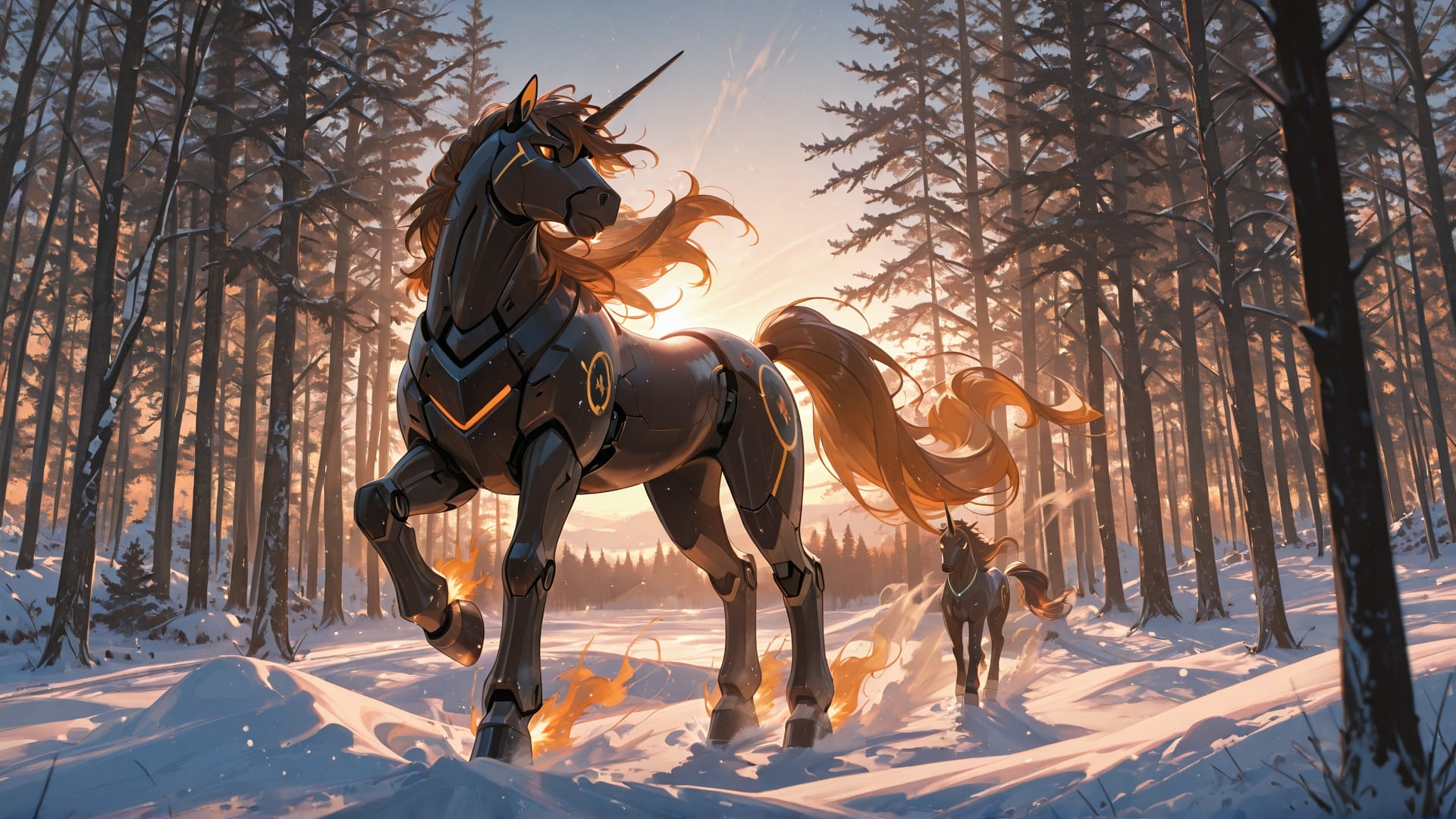 Brown Afternoon Nature Mirage smartphone wallpaper free download, vertical 16:9 format, Brown, Afternoon, Nature, Winter