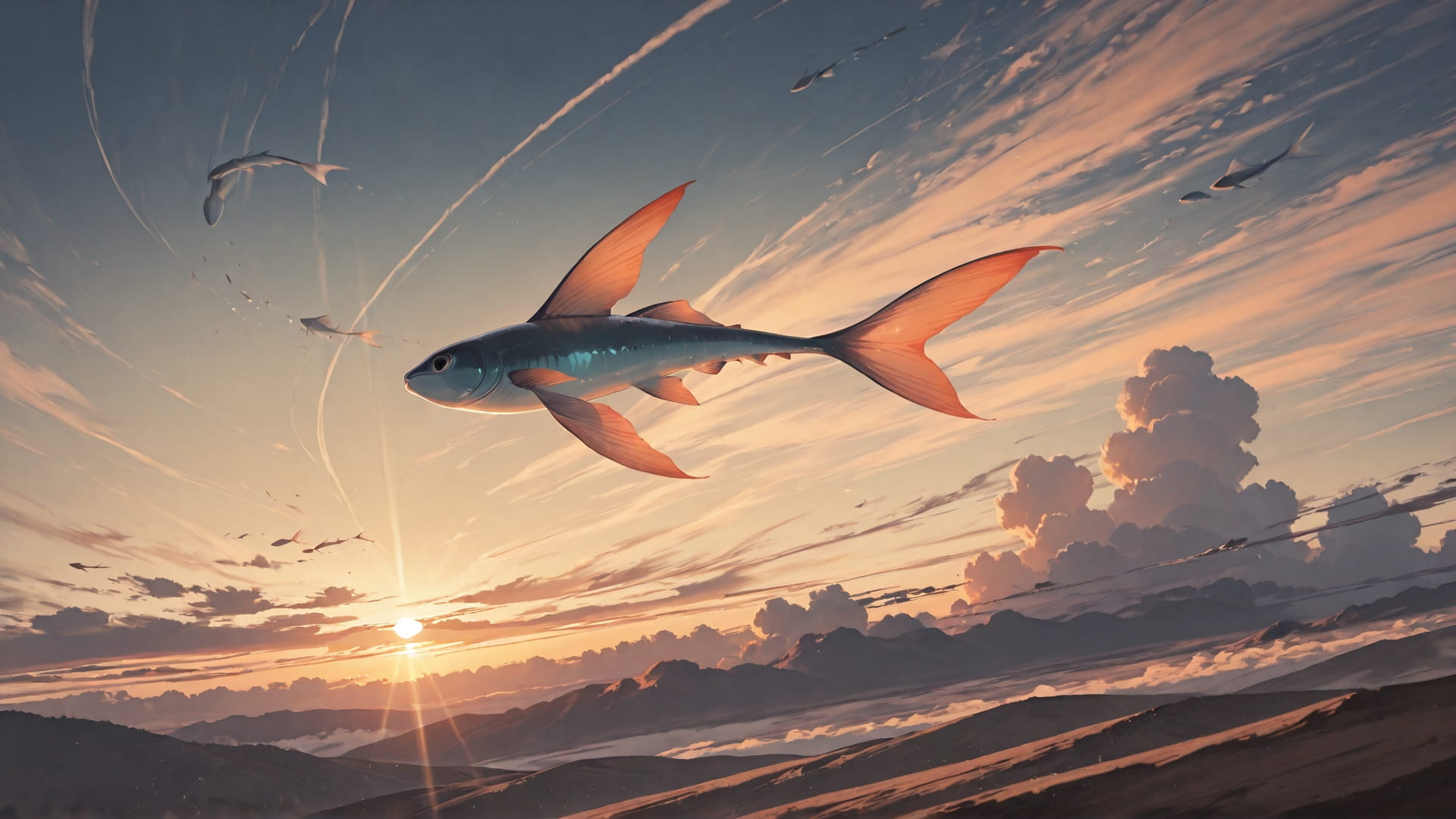 Brown Afternoon Sky Mirage smartphone wallpaper free download, vertical 16:9 format, Brown, Afternoon, Sky, Spring