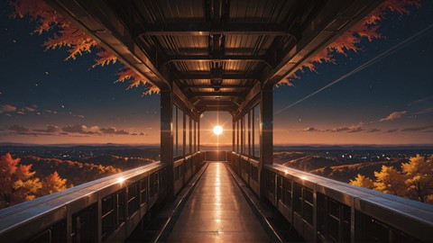 Brown Night Sky Mirage smartphone wallpaper free download, vertical 9:16 format, Brown, Night, Sky, Autumn