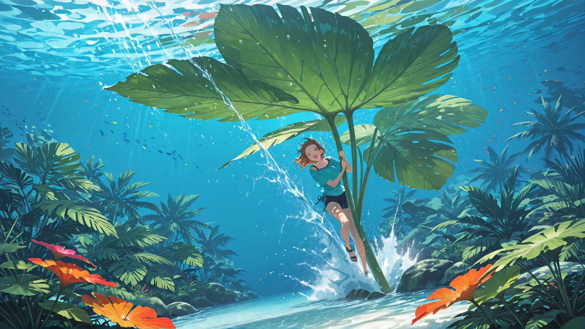 Blue Afternoon Sea Monsoon smartphone wallpaper free download, vertical 16:9 format, Blue, Afternoon, Sea, Autumn