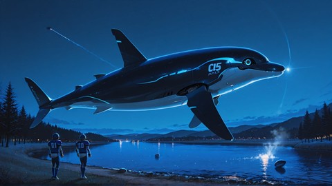 Blue Night Sea NFL smartphone wallpaper free download, vertical 9:16 format, Blue, Night, Sea, Winter