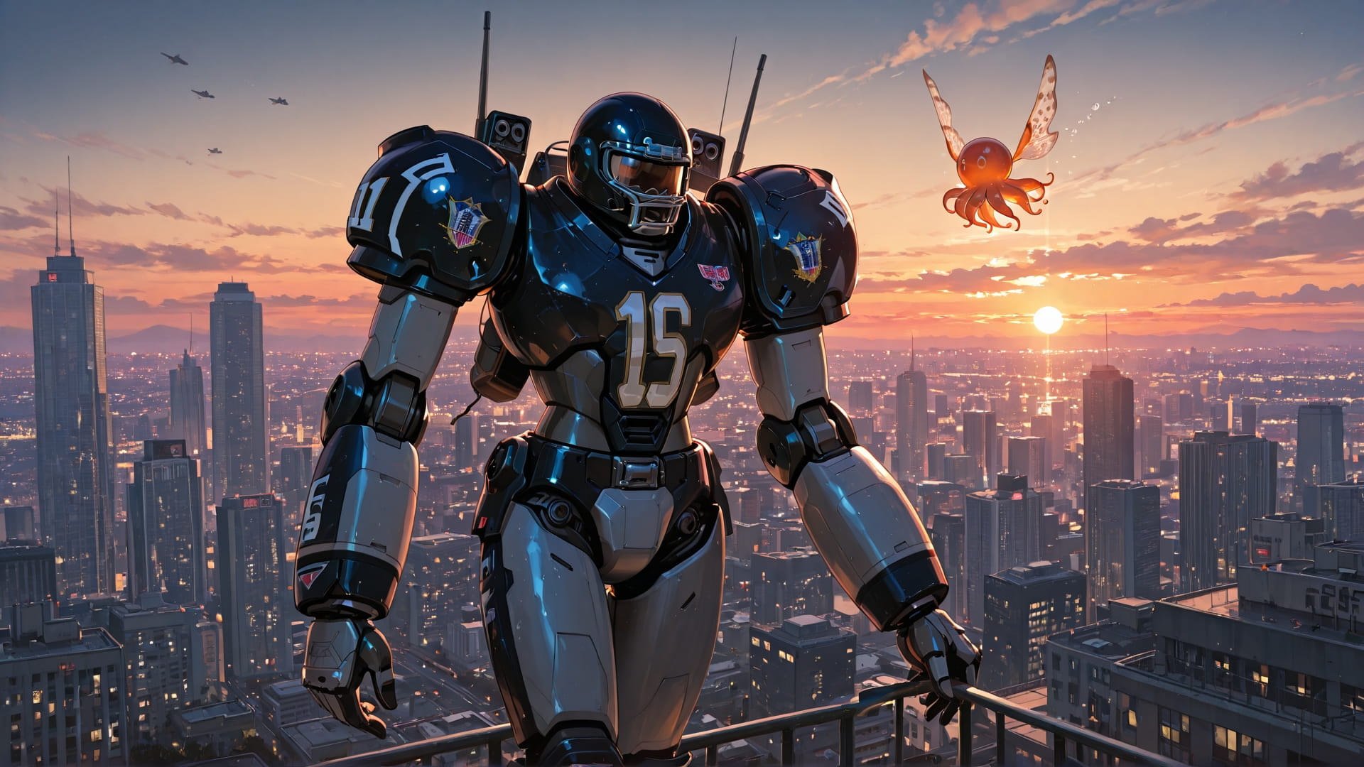 Brown Sunset City NFL smartphone wallpaper free download, vertical 16:9 format, Brown, Sunset, City, Spring