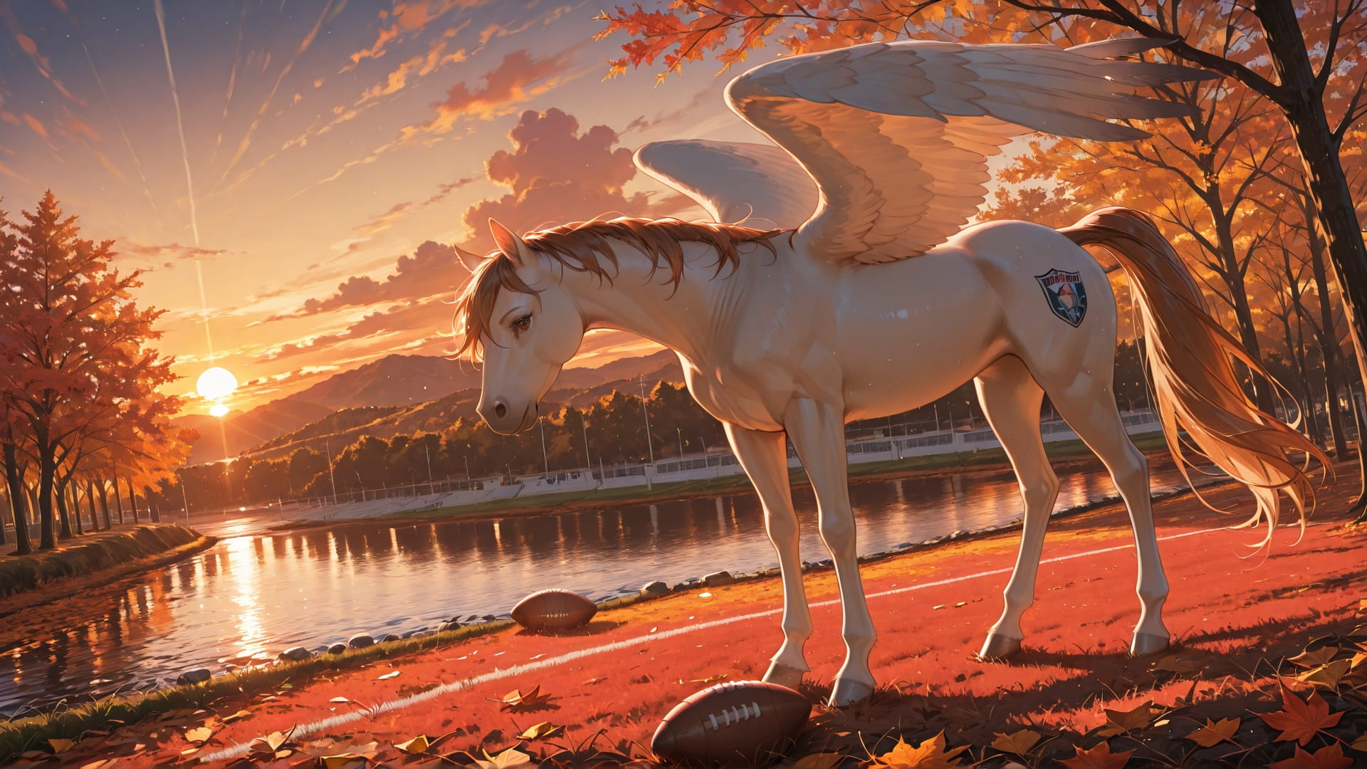 Brown Sunset Sea NFL smartphone wallpaper free download, vertical 9:16 format, Brown, Sunset, Sea, Autumn