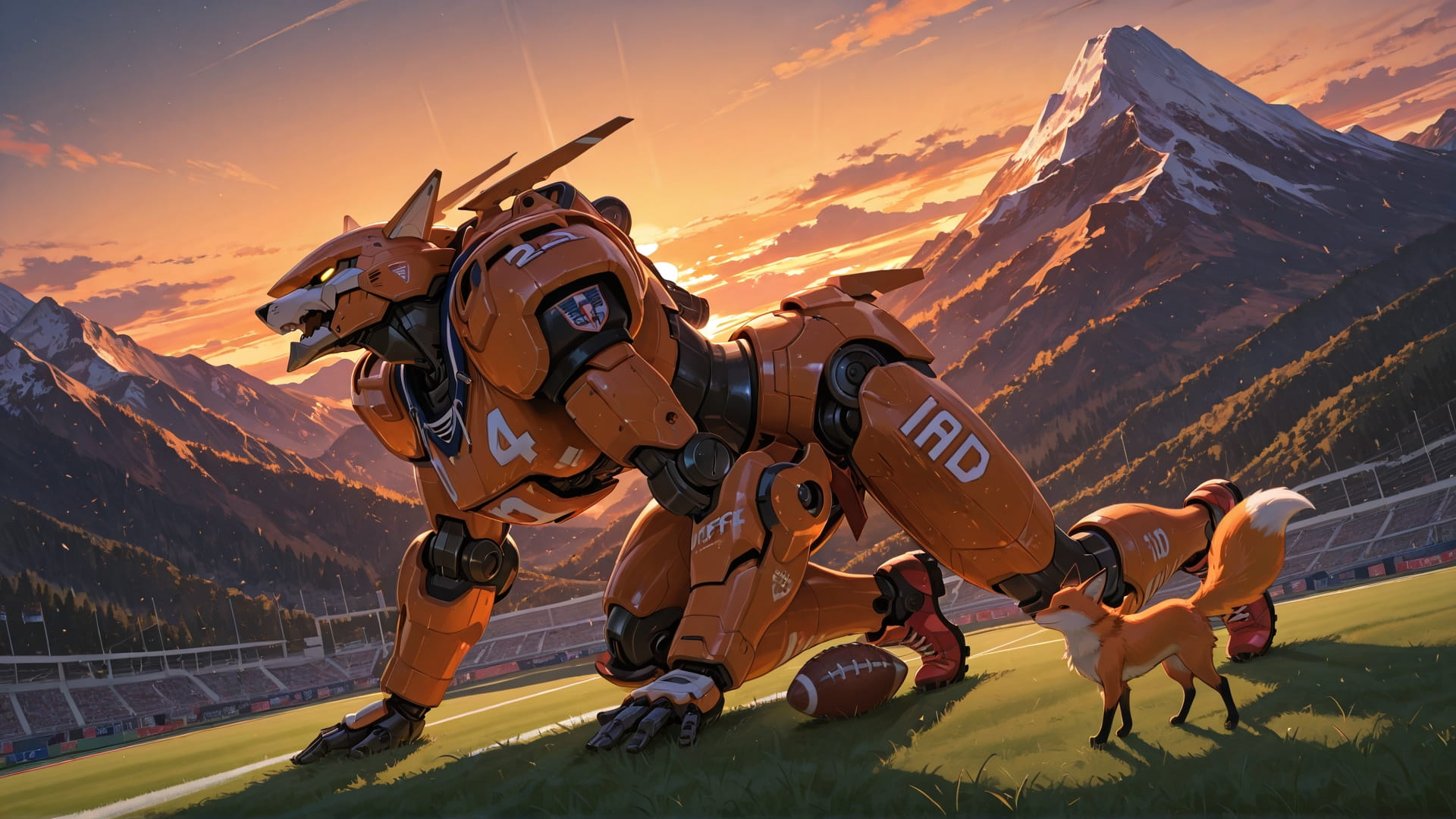 Orange Sunset Mountain NFL smartphone wallpaper free download, vertical 16:9 format, Orange, Sunset, Mountain, Spring