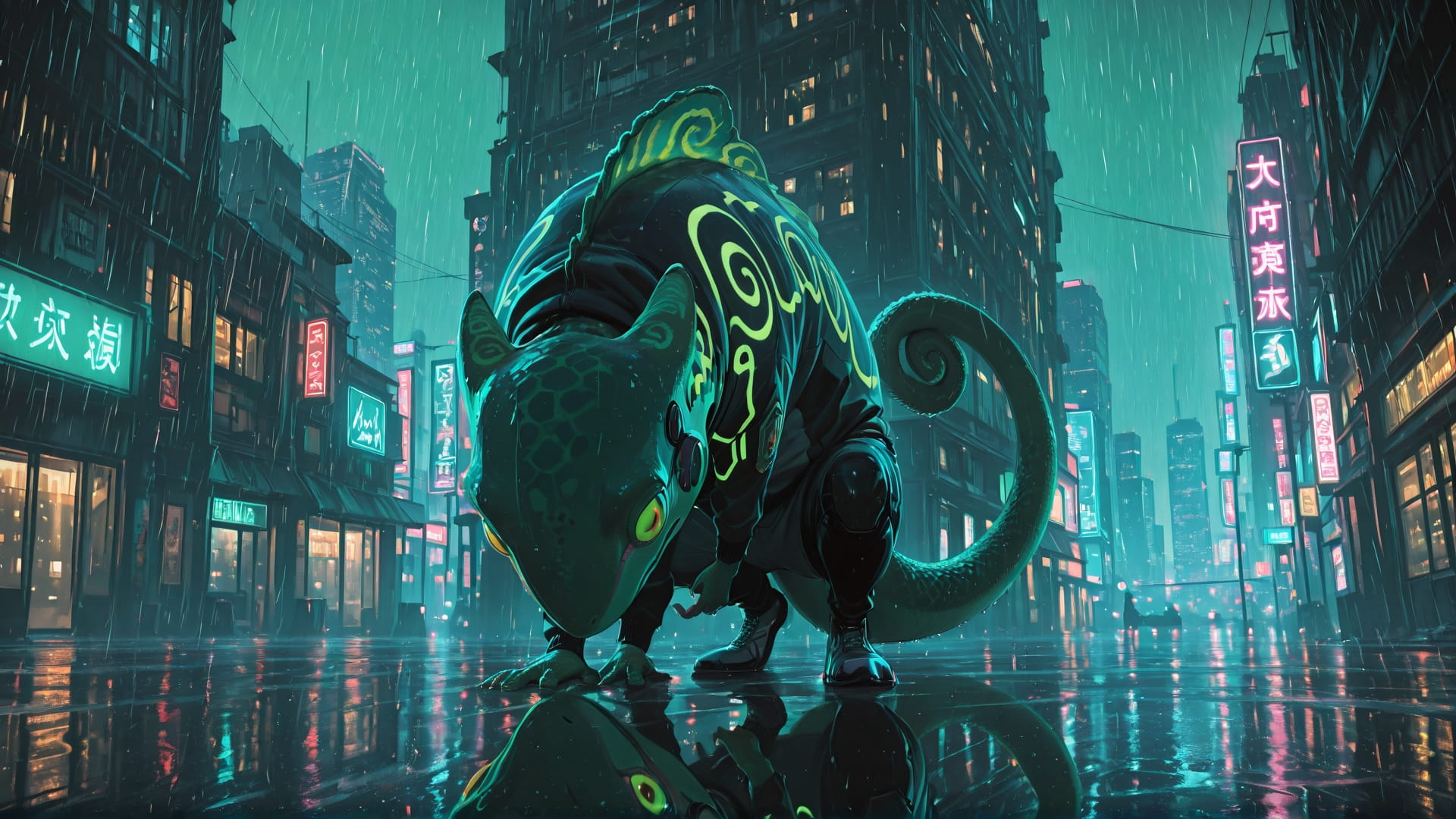 Green Afternoon Sky Neon smartphone wallpaper free download, vertical 16:9 format, Green, Afternoon, Sky, Winter