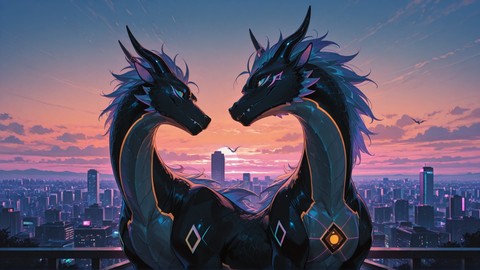 Orange Afternoon City Neon smartphone wallpaper free download, vertical 9:16 format, Orange, Afternoon, City, Spring