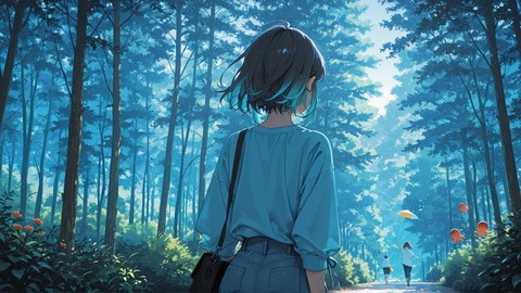 Blue Afternoon Nature NotesAppChic smartphone wallpaper free download, vertical 9:16 format, Blue, Afternoon, Nature, Summer