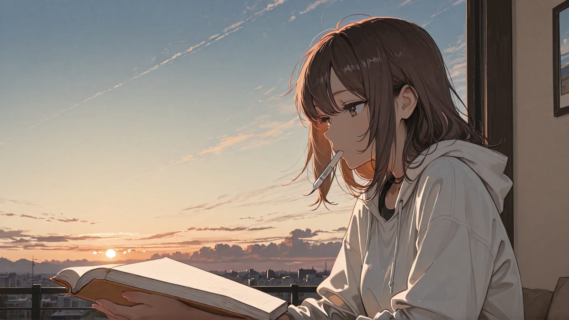 Brown Afternoon Sky NotesAppChic smartphone wallpaper free download, vertical 16:9 format, Brown, Afternoon, Sky, Summer 001