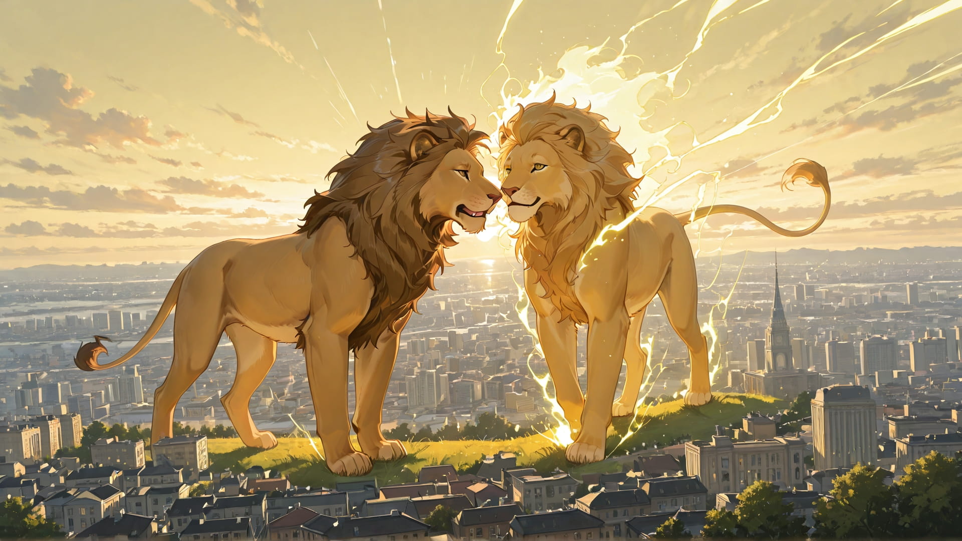 Yellow Afternoon City Nuclear smartphone wallpaper free download, vertical 16:9 format, Yellow, Afternoon, City, Spring